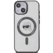 Karl Lagerfeld KLHMP15MHKHNOTK IML Karl's Head MagSafe iPhone 14 Plus/15 Plus 6.7" hátlap, tok, átlátszó