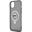 Karl Lagerfeld KLHMP15MHMRSKHHK Ring Stand Karl&Choupette MagSafe iPhone 14 Plus/15 Plus 6.7", hátlap, tok, fekete