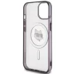 Karl Lagerfeld KLHMP15SHCHNOTK iPhone 15 6.1" hátlap, tok, átlátszó IML Choupette's Head MagSafe IML Choupette's Head MagSafe