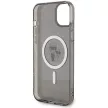 Karl Lagerfeld iPhone 15 Karl&Choupette Glitter MagSafe (KLHMP15SHGKCNOK) MagSafe hátlap, tok, fekete