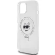 Karl Lagerfeld iPhone 15 Karl&Choupette Glitter MagSafe (KLHMP15SHMRSCHH) MagSafe hátlap, tok, fehér