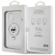 Karl Lagerfeld iPhone 15 Karl&Choupette Glitter MagSafe (KLHMP15SHMRSCHH) MagSafe hátlap, tok, fehér