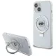 Karl Lagerfeld KLHMP15SHMRSKHH Ring Stand Karl Head MagSafe iPhone 15 6.1", hátlap, tok, fehér