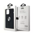 Karl Lagerfeld KLHMP15XSCMKCRHK Ring Stand Karl Head MagSafe iPhone 15 Pro Max 6.7", hátlap, tok, fekete
