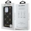 Karl Lagerfeld iPhone 16 Pro Magsafe Karl Head (KLHMP16LPGKHPHK) MagSafe hátlap, tok, fekete