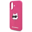 Karl Lagerfeld KLHMP16SSCHPPLF Silicone Choupette Head Print MagSafe iPhone 16 6.1" hátlap, tok, rózsaszín