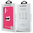 Karl Lagerfeld KLHMP16SSCHPPLF Silicone Choupette Head Print MagSafe iPhone 16 6.1" hátlap, tok, rózsaszín