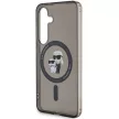 Karl Lagerfeld KLHMS24SHGKCNOK IML Karl&Choupette MagSafe Samsung Galaxy S24 hátlap, tok, fekete