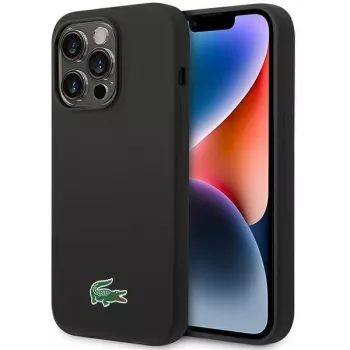   Lacoste LCHMP14LSLOK iPhone 14 Pro 6.1", hátlap, tok Silicone MagSafe, fekete
