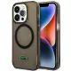 Lacoste LCHMP14LULOK iPhone 14 Pro 6.1", hátlap, tok Transparent MagSafe, fekete