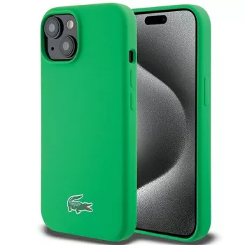   Lacoste LCHMP15MSLON iPhone 15 Plus/14 Plus 6.7" hátlap, tok, Silicone Magsafe, zöld