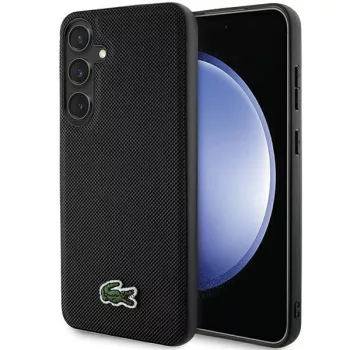   Lacoste LCHMS24MPVCK Samsung Galaxy S24 Plus hátlap, tok, Iconic Petit Pique Magsafe, fekete