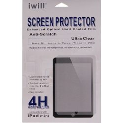   Iwill iPad Mini 1/2/3 karcálló 4 rétegű kijelzővédő fólia, átlátszó