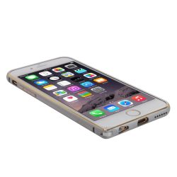 Iwill iPhone 6 Double color Alu Bumper tok, ezüst