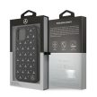 Mercedes MEHCP12LPSQBK iPhone 12 Pro Max 6,7" hátlap, tok Leather Stars Pattern, fekete