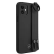 Mercedes MEHCP12SLSSNA iPhone 12 mini 5,4", sötétkék hátlap, tok Strap Line, kék