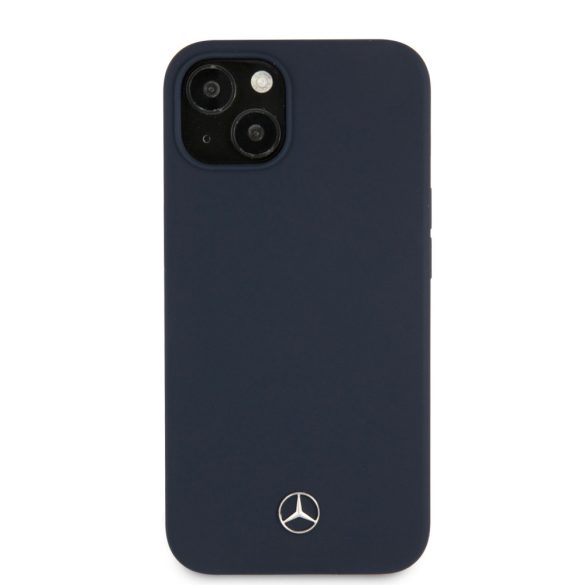 Mercedes-Benz iPhone 13 Silicone Microfiber (MEHCP13MSILNA) hátlap, tok, sötétkét