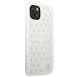 Mercedes MEHCP13SPSQBK iPhone 13 mini 5,4" hátlap, tok Leather Stars Pattern, fekete