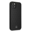 Mercedes-Benz iPhone 13 Mini Liquid Silicone (MEHCP13SSIPBK) hátlap, tok, fekete