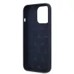 Mercedes-Benz iPhone 13 Pro Max Silicone Microfiber (MEHCP13XSILNA) hátlap, tok, sötétkét