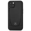 Mercedes MEHCP14MARMRE iPhone 14 Plus 6.7 " hátlap, tok Leather Urban Bengale, fekete