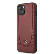 Mercedes iPhone 14 Leather Urban Bengale (MEHCP14SARMRE) hátlap, tok, piros