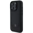 Mercedes-Benz iPhone 16 Pro Leather Urban (MEHCP16LARMBK) eredeti bőr, hátlap, tok, fekete