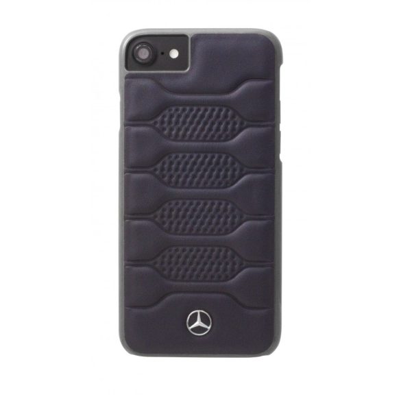Mercedes-Benz iPhone 6/7/8 Pattern I Leather Hard (MEHCP7PGRNA) hátlap, tok, sötétkék