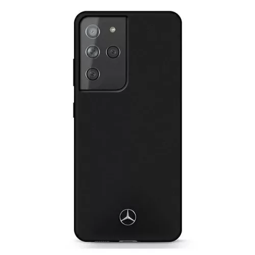 Mercedes MEHCS21LSILNA S21 Ultra G998 hátlap, tok Silicone Line, kék