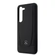Mercedes-Benz Samsung Galaxy S23 Leather Urban (MEHCS23SARMBK) hátlap, tok, fekete