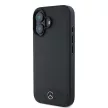 Mercedes MEHMP16S23RBARK iPhone 16 6.1" cárny/fekete kemény tok Texturált és sima bőr MagSafe