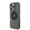 Mercedes-Benz PC/TPU Star Pattern MagSafe Case (MEHMP16X23HCPK) iPhone 16 Pro Max Magsafe kompatibilis, hátlap, tok, fekete