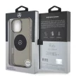 Mercedes-Benz PC/TPU Star Pattern MagSafe Case (MEHMP16X23HCPK) iPhone 16 Pro Max Magsafe kompatibilis, hátlap, tok, fekete