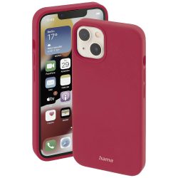   Hama Magsafe Magcase Finest Feel Pro iPhone 14 Plus, magsafe kompatibilis hátlap, tok, piros