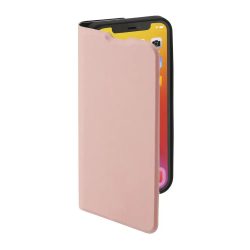   Hama Single 2.0 Booklet iPhone 12/12 Pro, oldalra nyíló tok, rózsaszín