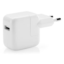   Apple A1401 A1357 gyári hálózati töltő adapter, 12W 2.4A, USB, fehér
