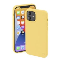   Hama Magcase Finest Sense Case iPhone 12/12 Pro, magsafe kompatibilis hátlap, tok, sárga