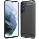 Carbon Case Flexible Samsung Galaxy S21 Plus hátlap, tok, fekete