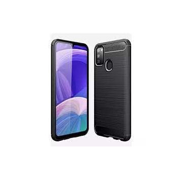   Carbon Case Flexible Samsung Galaxy Note 10 hátlap, tok, fekete