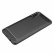 Carbon Case Flexible Samsung Galaxy A70s hátlap, tok, fekete