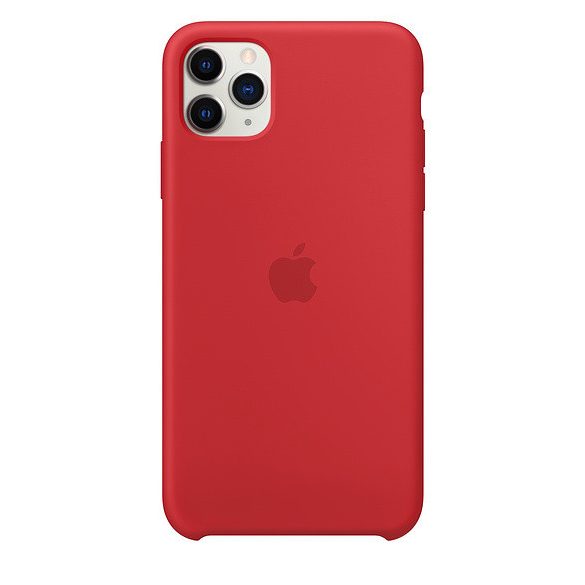 Apple gyári iPhone 11 Pro szilikon hátlap, tok (bontott doboz), piros