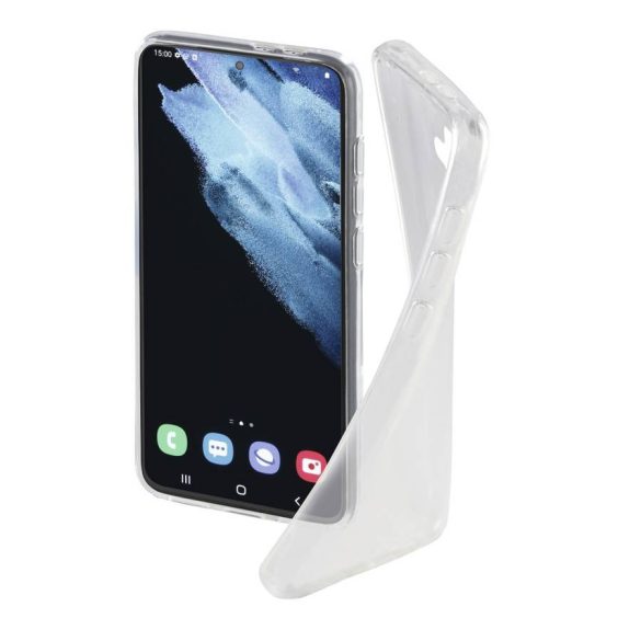 Hama Crystal Clear Case Samsung S21 Plus, szilikon hátlap, tok, átlátszó