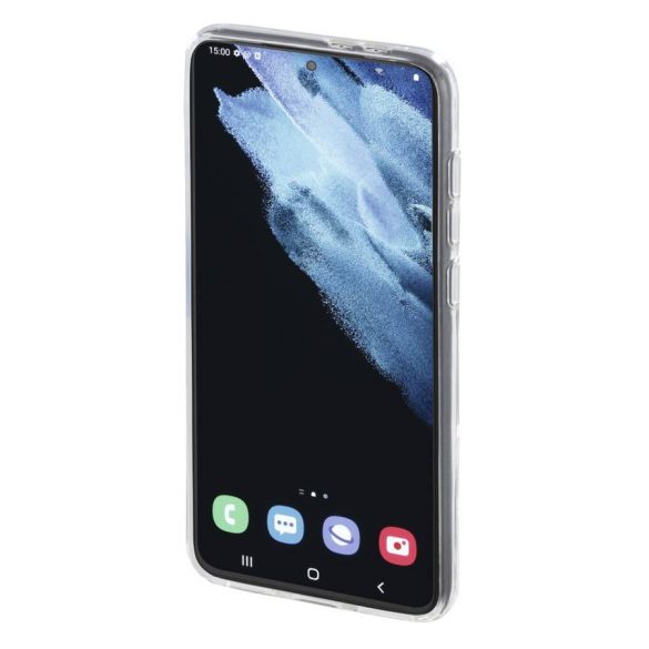 Hama Crystal Clear Case Samsung S21 Plus, szilikon hátlap, tok, átlátszó