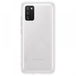   Samsung Soft Clear Samsung Galaxy A22 4G gyári hátlap, tok, átlátszó