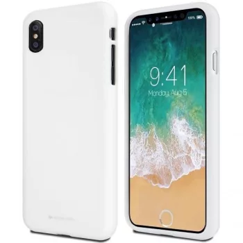   Mercury Goospery Soft Jelly Case Samsung Galaxy A8 (2018) hátlap, tok, fehér