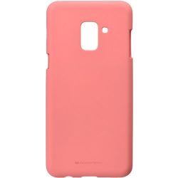   Mercury Goospery Soft Jelly Case Samsung Galaxy A8 (2018) hátlap, tok, rózsaszín