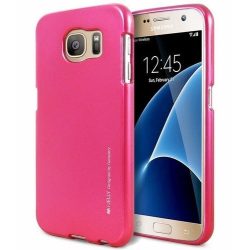   Mercury Goospery i-Jelly Samsung Galaxy A8 (2018) hátlap, tok, rózsaszín