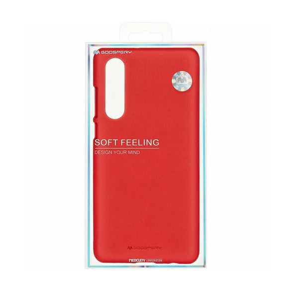 Mercury Goospery Soft Jelly Case Huawei P30 hátlap, tok, piros