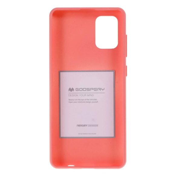 Mercury Goospery Soft Jelly Case Samsung Galaxy A21s hátlap, tok, rózsaszín