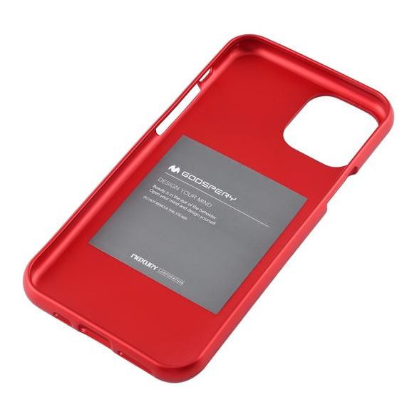 Mercury Goospery i-Jelly iPhone 12/12 Pro hátlap, tok, piros